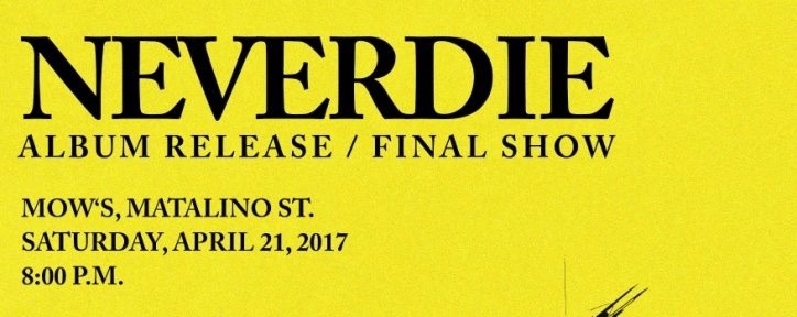 Neverdie Album Release//Final Show